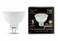 Лампа Gauss LED MR16, 7W, 220V, 3000