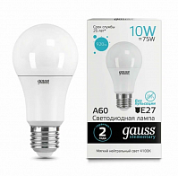 Лампа Gauss LED Elementary А60 10W E27, 4100