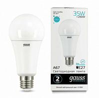 Лампа Gauss LED Elementary А67 35W E27, 4100