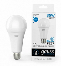 Лампа Gauss LED Elementary А67 35W E27, 6500