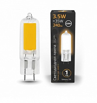 Лампа Gauss LED G4, 220V 3.5W стекло, 3000k